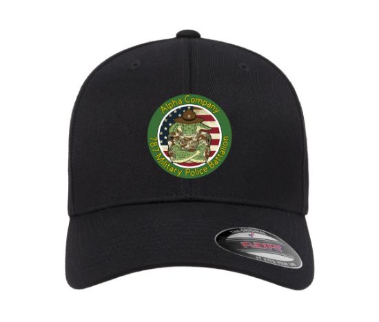 787 Gator Store - alpha company gator black flexfit hat
