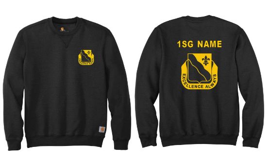 787 Gator Store - carhartt personalized excellence always black crewneck sweatshirt