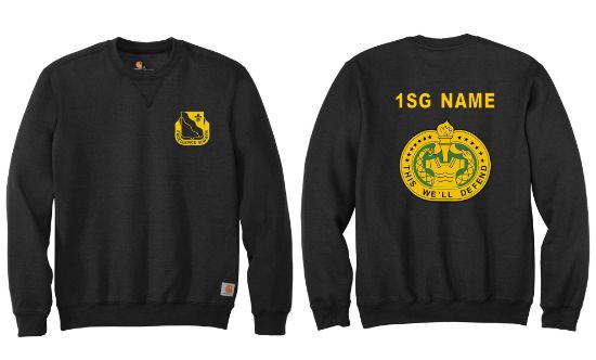 787 Gator Store - carhartt personalized this well defend black crewneck sweatshirt